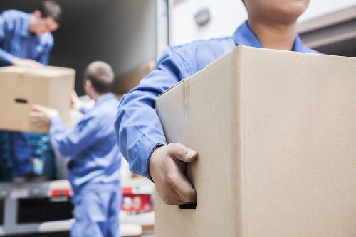 Removal team helping with a residential move in Ealing