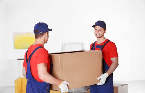 Packing and transporting household items for an Ealing home removal