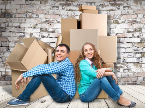 Careful loading of furniture into a van for an Ealing relocation