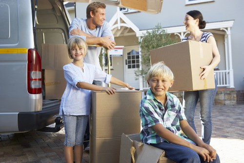Furniture and box loading support for a home move in West London