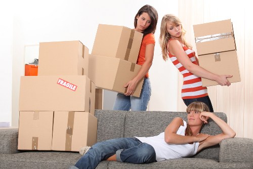 Local team handling furniture collection in Ealing streets
